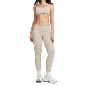 Nude-feel women's yoga workout set in multiple colors and styles
