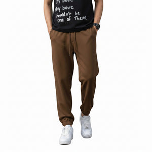 Men's high elasticity anti-wrinkle casual pants in tapered fit