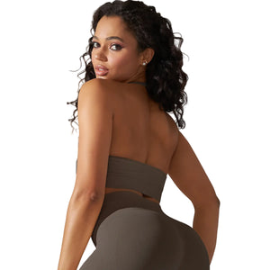 Womens high-elasticity sports bra in various colors and styles for yoga and fitness