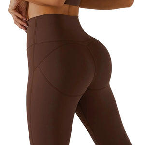 Seamless women's sports yoga set two pieces in various colors