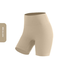 High waist women's yoga shorts in various colors
