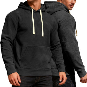 Men's casual loose fit hoodie available in multiple colors with pockets