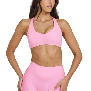 Push-up shock-proof yoga bra for women in multiple colors and sizes