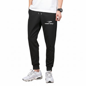 Men's loose fit cotton sweatpants with elastic waistband in various colors