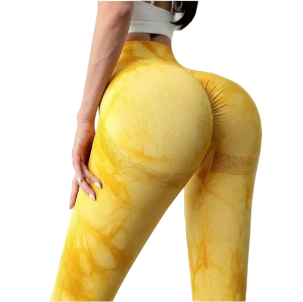 SEAMLESS BUBBLE BUTT WOMEN'S FITNESS LEGGINGS