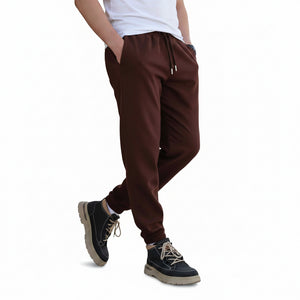 Men's high elasticity anti-wrinkle casual pants in tapered fit