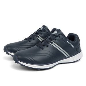 Waterproof men's lightweight athletic sneakers in various colors and sizes