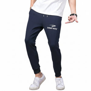 Men's loose fit cotton sweatpants with elastic waistband in various colors