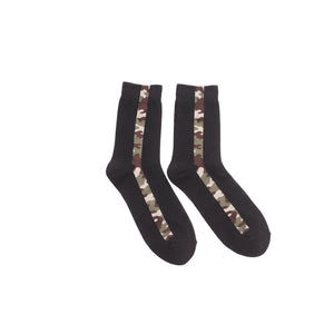 MEN'S CAMOUFLAGE COTTON SPORTS SOCKS