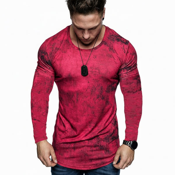 MEN'S LONG SLEEVE MILK SILK T-SHIRT