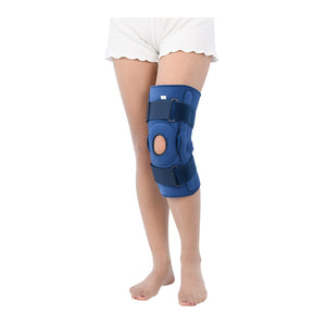 Black knee patella ligament protection brace in L and XL sizes