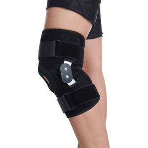 Black knee patella ligament protection brace in L and XL sizes