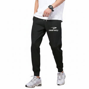 Men's loose fit cotton sweatpants with elastic waistband in various colors