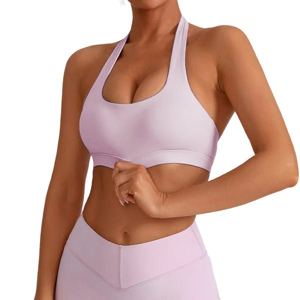 HIGH ELASTIC QUICK-DRY WORKOUT SPORTS BRA WITH CHEST PAD