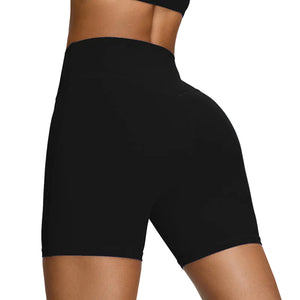 High waist seamless fitness yoga shorts for women in various colors