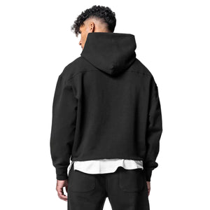 Men's cotton hooded training set with sweatpants in various colors