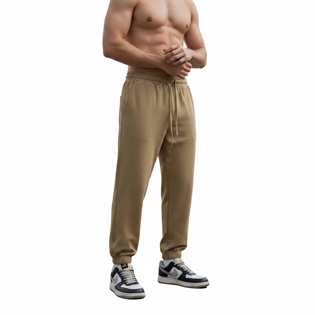 Men's elastic anti-wrinkle casual pants in tapered fit