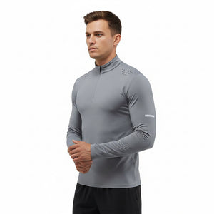 Men's quick-dry long sleeve training t-shirt in various colors
