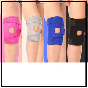 Anti-slip sports kneepads in multiple colors providing knee support