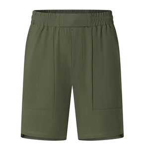 Men's quick-dry ice silk summer shorts in various colors for fitness and running