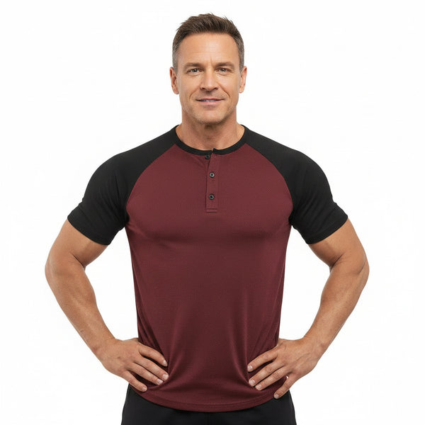 MEN'S COLORBLOCK MOISTURE-WICKING POLO SHIRT