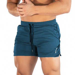 Men's fitness bodybuilding shorts available in various colors and sizes