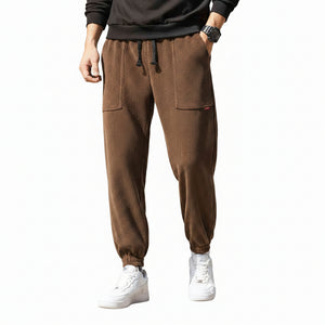 Men's high elasticity anti-wrinkle casual pants in tapered fit