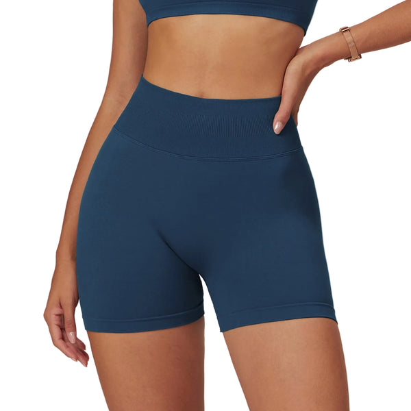 SEAMLESS HIGH WAIST YOGA SHORTS FOR WOMEN