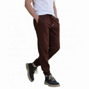 Men's high elasticity anti-wrinkle casual pants in tapered fit
