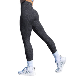 Women's push up butt leggings in various camo and leopard print colors