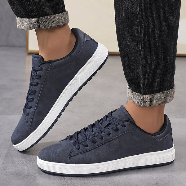 MEN'S BRITISH STYLE BUSINESS CASUAL LEATHER SNEAKERS