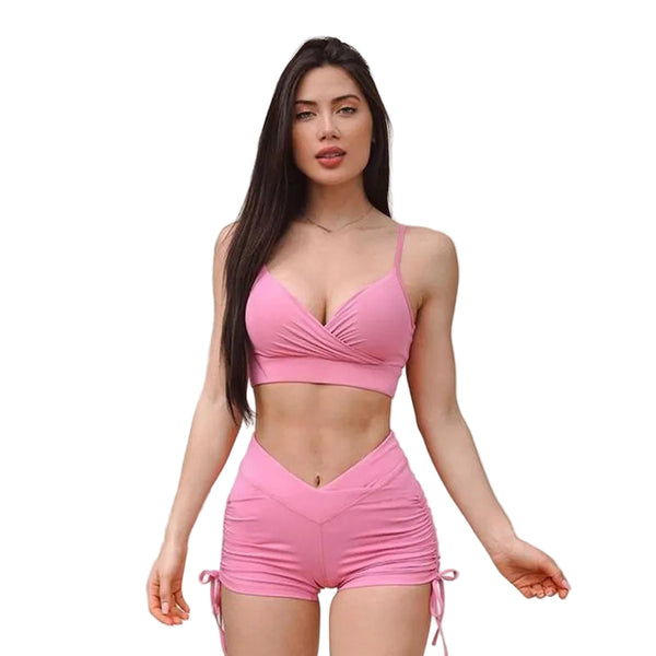 WOMEN'S YOGA FITNESS TWO-PIECE SET