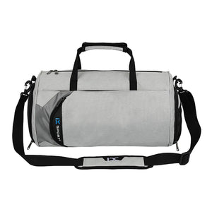Men's waterproof sports training bag in black and grey, large and small sizes