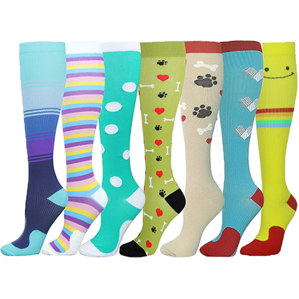 BREATHABLE SPORTS COMPRESSION CYCLING AND RUNNING SOCKS