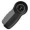 Strength dynamometer hand gripper in lan black and gray black with English manual