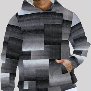 Men's casual versatile hooded sweatshirt in multiple colors and sizes