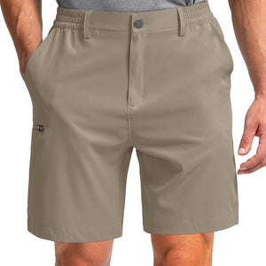 Men's outdoor sports shorts with multiple pockets in various colors