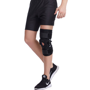 Black knee patella ligament protection brace in L and XL sizes