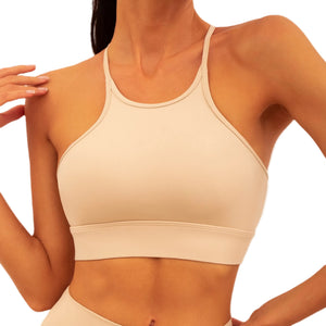Sleeveless sports fitness back-shaping bra in multiple colors and sizes
