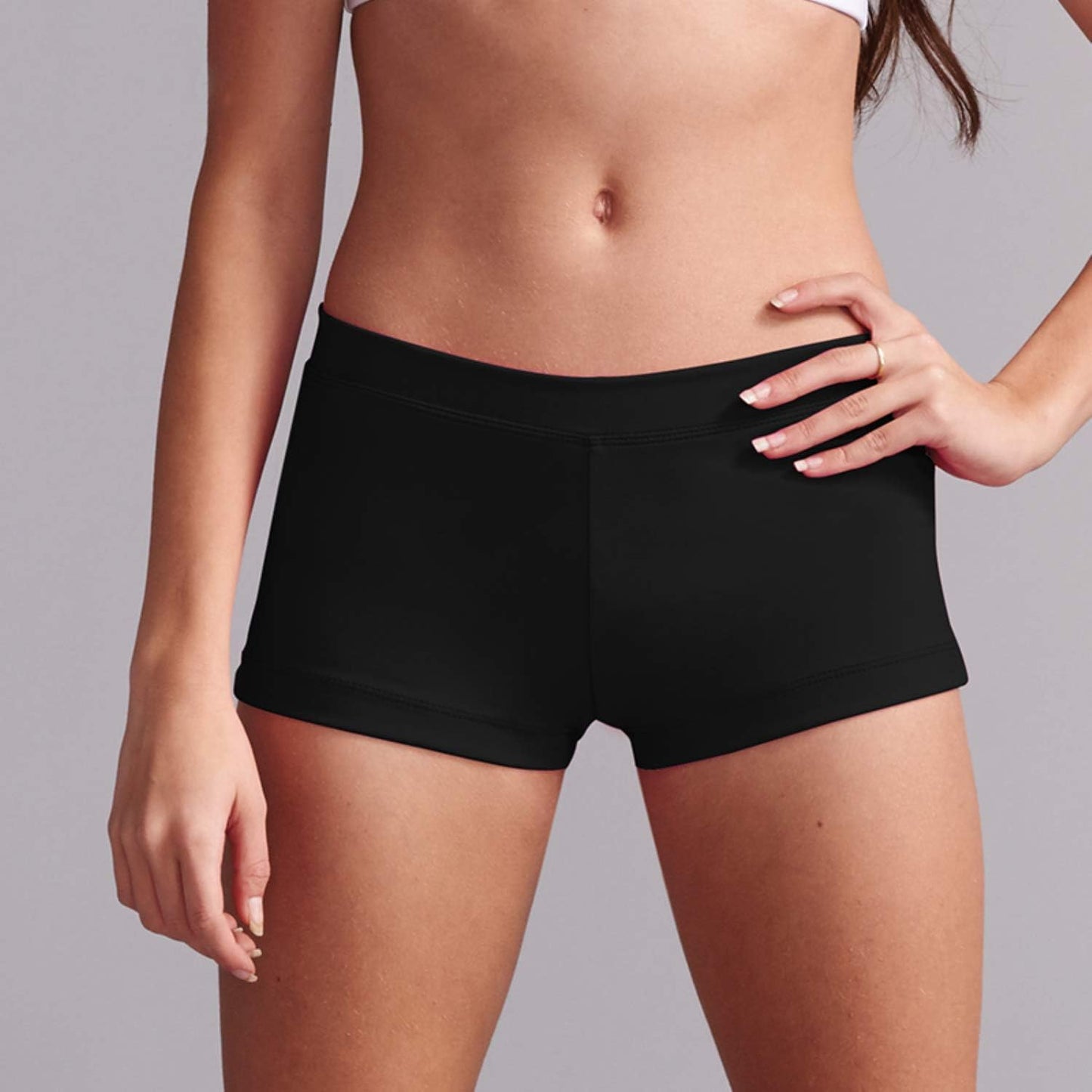 Aosva Girls' Sparkle Dance and Gymnastics Shorts for Ages 2-14