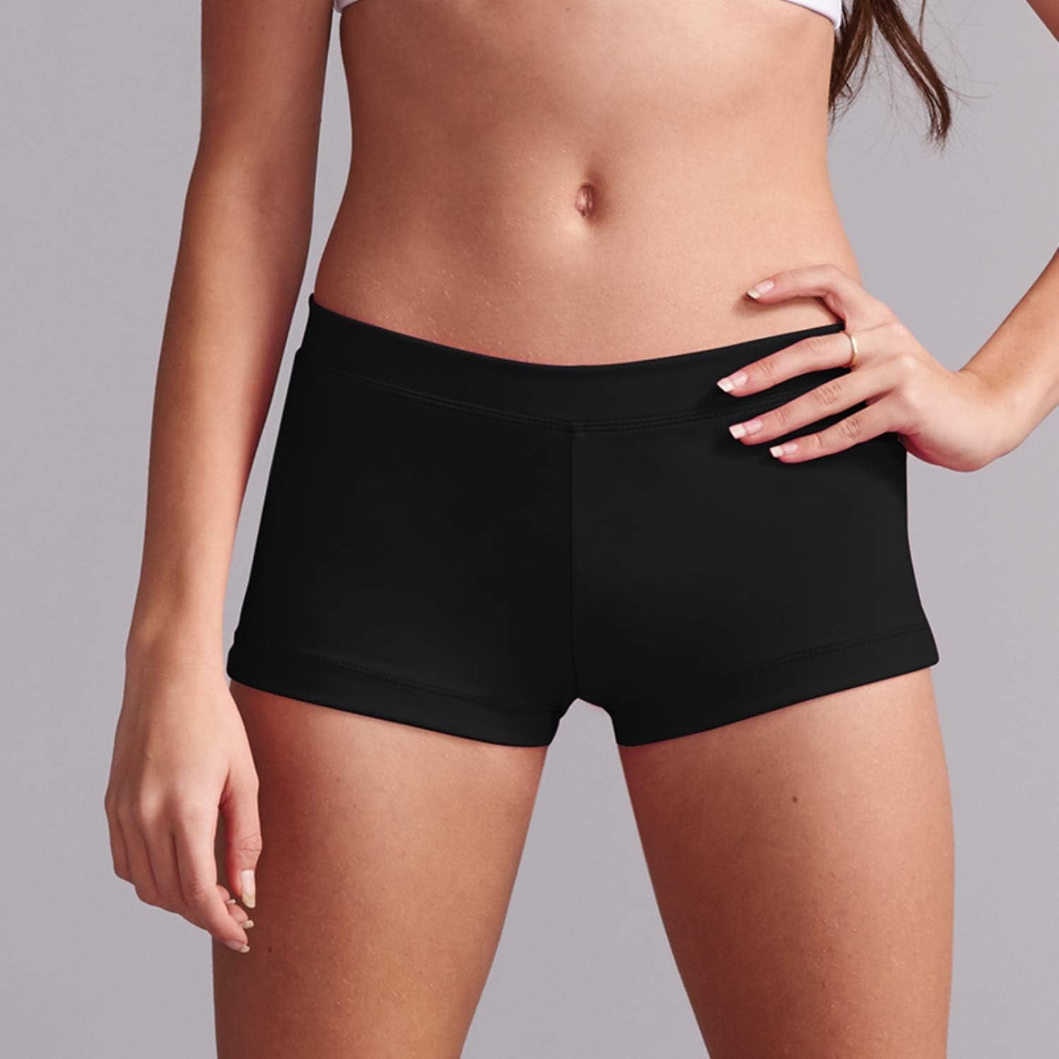 Aosva Girls' Sparkle Dance and Gymnastics Shorts for Ages 2-14