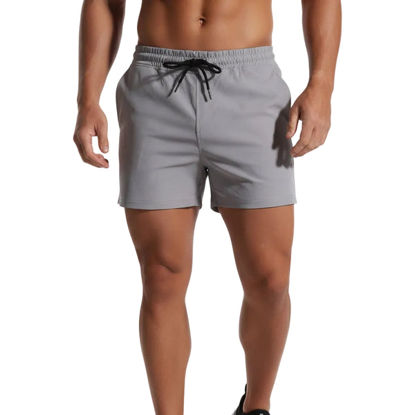 Men's sporty casual fitness drawstring shorts in various colors