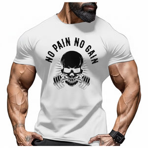 Men's quick-drying short-sleeve crew neck t-shirt with digital cartoon print