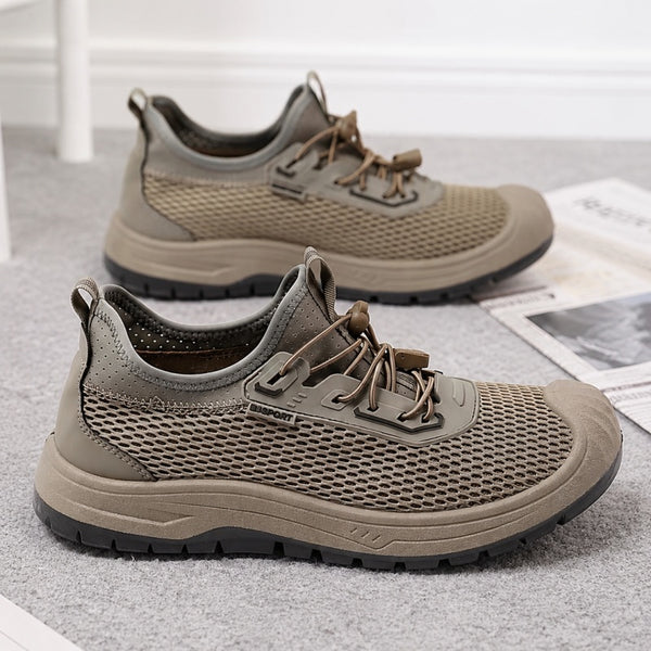 MEN'S SUMMER MESH BREATHABLE SLIP-ON SNEAKERS