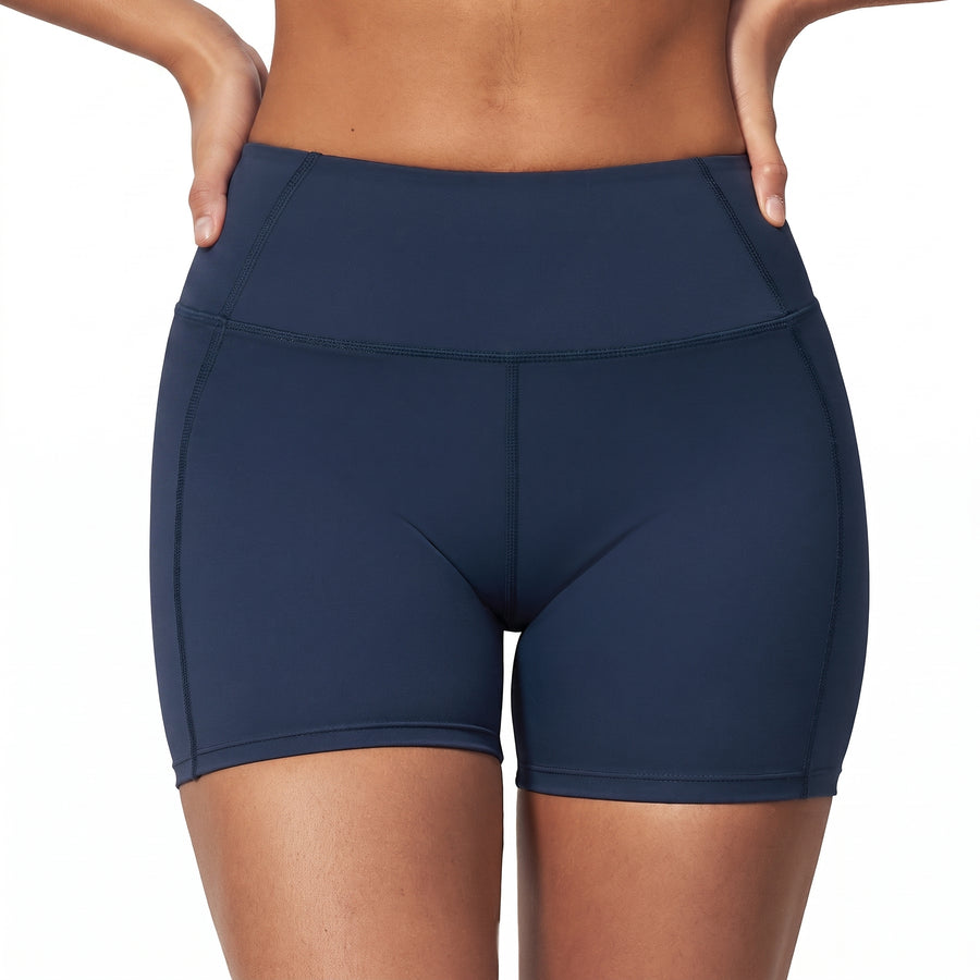 HIGH WAIST ABDOMINAL SHAPING WOMEN'S WORKOUT SHORTS