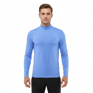 Men's quick-dry long sleeve training t-shirt in various colors