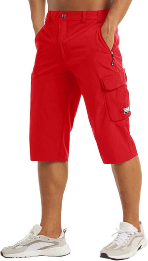 Men's quick-dry breathable beach shorts with multiple pockets in various colors