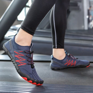 Lightweight non-slip indoor training sneakers in various colors and sizes