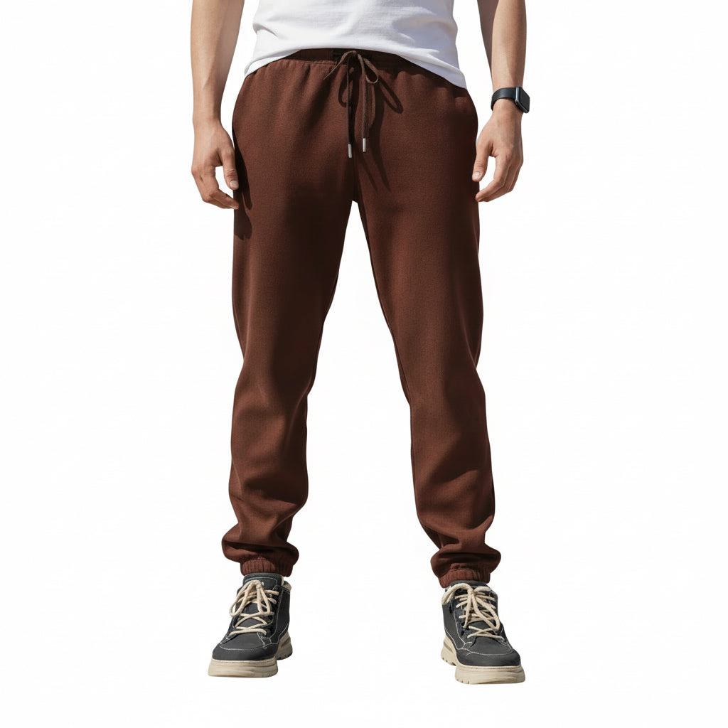 Men's high elasticity anti-wrinkle casual pants in tapered fit