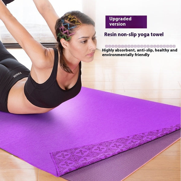 NON-SLIP SWEAT-ABSORBENT YOGA MAT TOWEL
